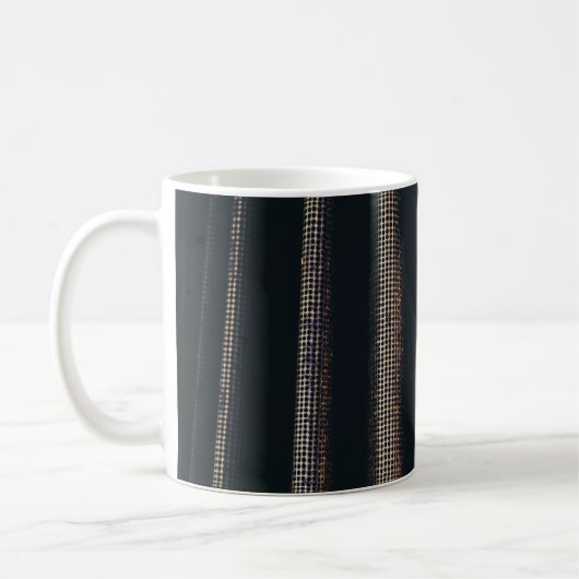 Mug textile noir et gris (Gauche)