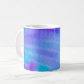 Mug textile rayé rose et bleu (Devant gauche)