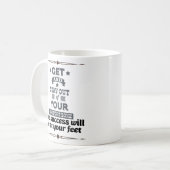 Mug Textographie calligraphie citations motivationnell (Devant gauche)