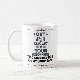 Mug Textographie calligraphie citations motivationnell