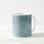 Mug Texture à noeuds verts : Arrière - plan tendance (Devant droit)