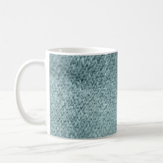 Mug Texture à noeuds verts : Arrière - plan tendance (Gauche)