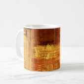 Mug texture Abstraite. 2d illustration. Main expressiv (Devant gauche)