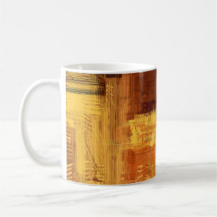 Mug texture Abstraite. 2d illustration. Main expressiv