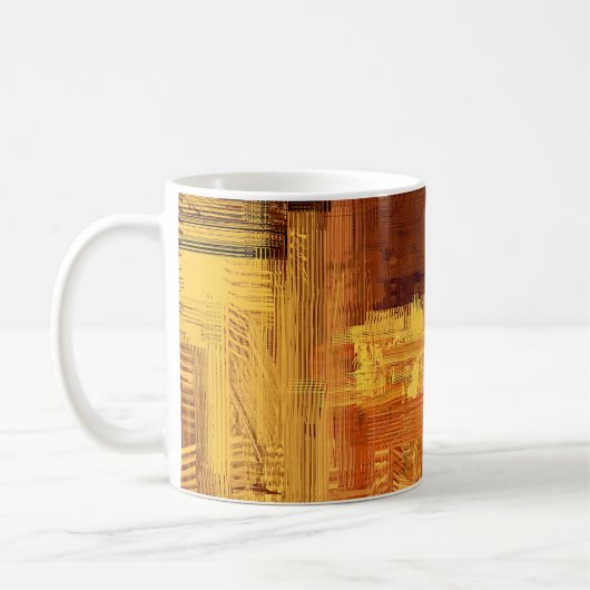 Mug texture Abstraite. 2d illustration. Main expressiv (Gauche)