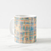 Mug Texture Abstraite avec bandes de croisement. Pat m (Devant gauche)