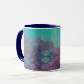 Mug Texture abstraite de sirène (Devant gauche)