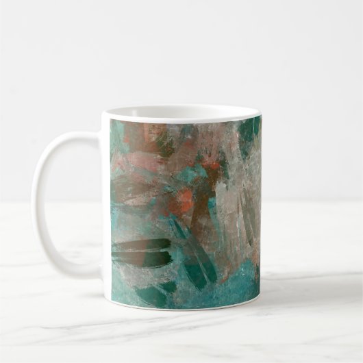 Mug Texture Abstraite Psychédélique Des Trucs. (Gauche)
