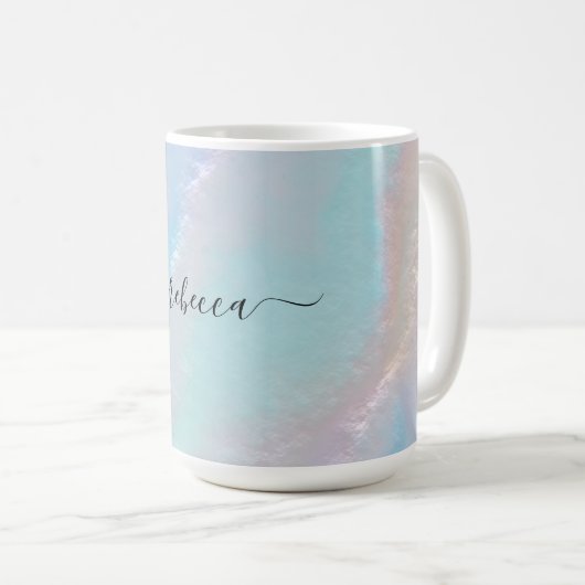 Mug Texture arc-en-ciel Abstraite (Devant droit)