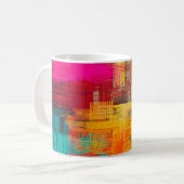 Mug texture arrière - plan Abstraite. 2d illustration. (Devant gauche)