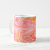Mug texture arrière - plan Abstraite de tourbillon ou (Devant gauche)
