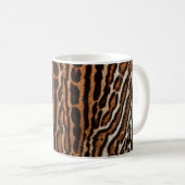 Mug texture arrière - plan de fourrure de léopard (Devant droit)