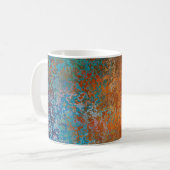Mug texture Arrière - plan rouille vieux brun (Devant gauche)