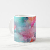 Mug Texture artistique : Papier peint Abstrait coloré (Devant gauche)