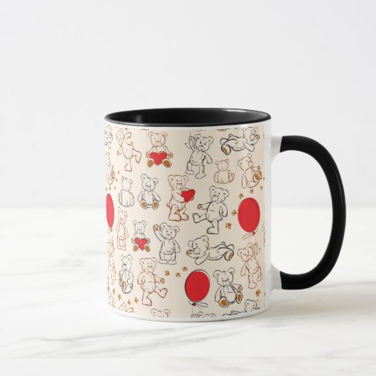 Mug Texture avec le nounours (Droite)