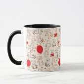 Mug Texture avec le nounours (Gauche)