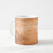Mug texture bois foncé surface arrière - plan avec vie (Devant gauche)