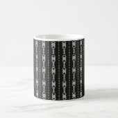 Mug texture cardiaque aztèque Abstraite (Centre)