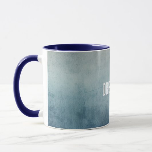 Mug Texture ciel gris bleu (Gauche)