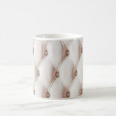 Mug Texture classique en cuir de luxe, vieille couleur (Centre)