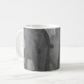 Mug Texture classique rouge, background abstract, dec (Devant gauche)