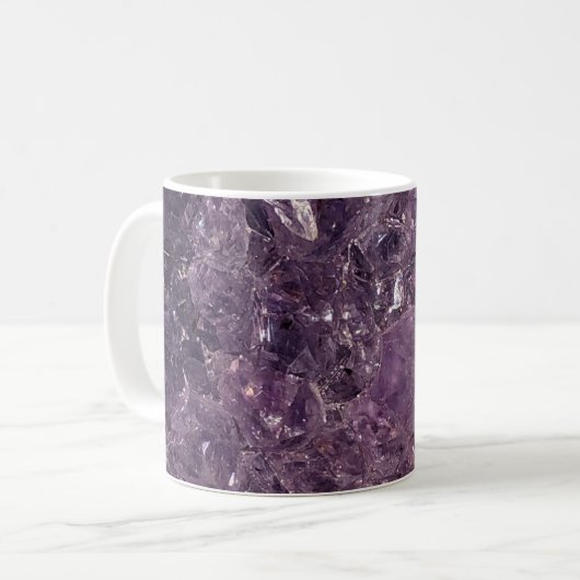 Mug Texture d'améthyste (Devant gauche)