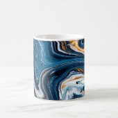 Mug Texture d'art fluide. Arrière - plan avec mélange (Centre)