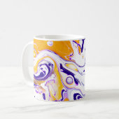 Mug Texture d'art fluide : peintures tourbillonnantes. (Devant gauche)