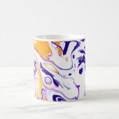 Mug Texture d'art fluide : peintures tourbillonnantes. (Centre)