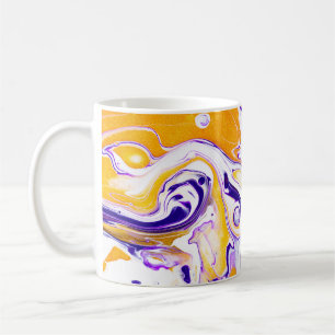 Mug Texture d'art fluide : peintures tourbillonnantes.
