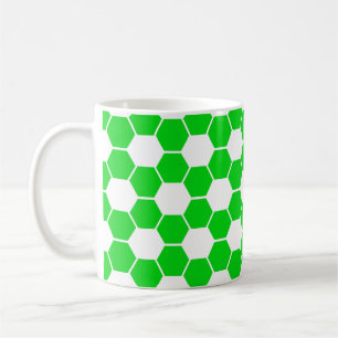 Mug Texture de ballon de football inversée
