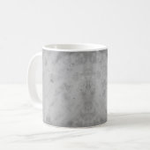 Mug Texture de béton gris fond rustique en détresse (Devant gauche)