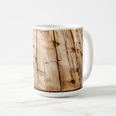 Mug Texture de bois (Devant droit)