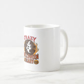 Mug Texture de citrouille rétro gravée Halloween épouv (Devant droit)