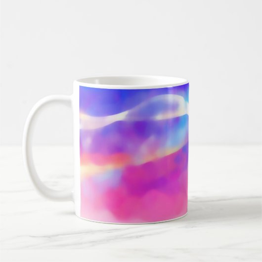 Mug texture de conception art numérique arrière - plan (Gauche)