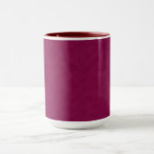 Mug Texture de Denim magenta chaud, (Centre)