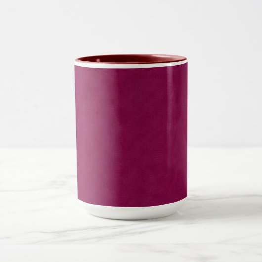 Mug Texture de Denim magenta chaud, (Centre)