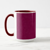 Mug Texture de Denim magenta chaud, (Gauche)