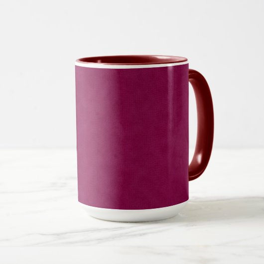 Mug Texture de Denim magenta chaud, (Devant droit)