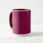 Mug Texture de Denim magenta chaud, (Devant gauche)
