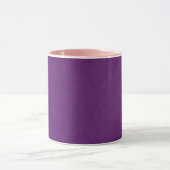 Mug Texture de Denim Violet, (Centre)