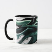 Mug Texture de flux de marbre liquide fluide élégant a (Gauche)