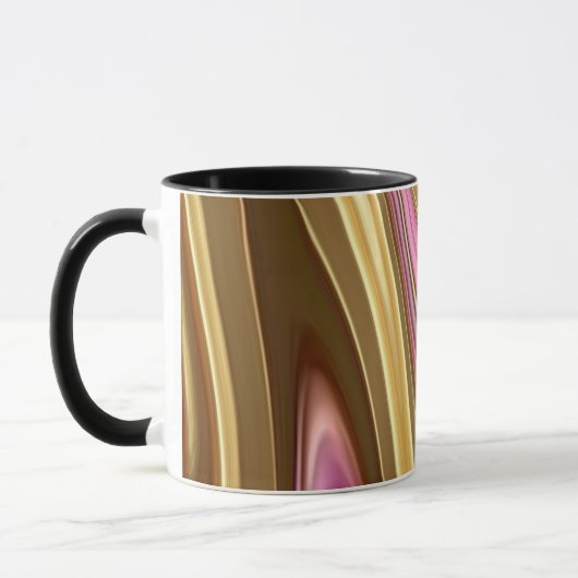 Mug Texture de flux de marbre liquide fluide élégant a (Gauche)