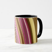 Mug Texture de flux de marbre liquide fluide élégant a (Devant droit)
