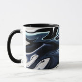 Mug Texture de flux de marbre liquide fluide élégant a (Gauche)