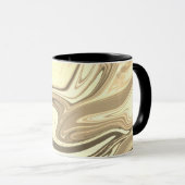 Mug Texture de flux de marbre liquide fluide élégant a (Devant droit)