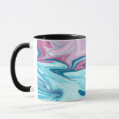 Mug Texture de flux de marbre liquide fluide élégant a (Gauche)