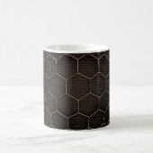 Mug Texture de fond grille hexagonale d (Centre)