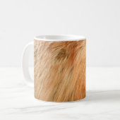Mug Texture de fourrure de renard rouge (Devant gauche)