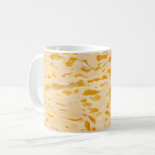Mug Texture de fromage avec trous (Devant gauche)